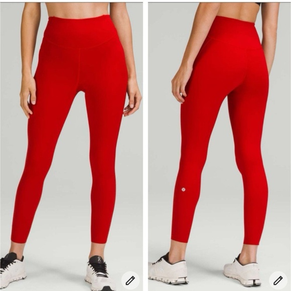 lululemon athletica Red Leggings